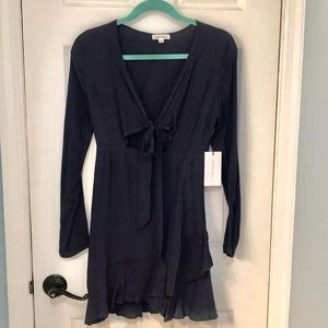 Cotton Candy LA Cut Out Dress NWT Small Navy